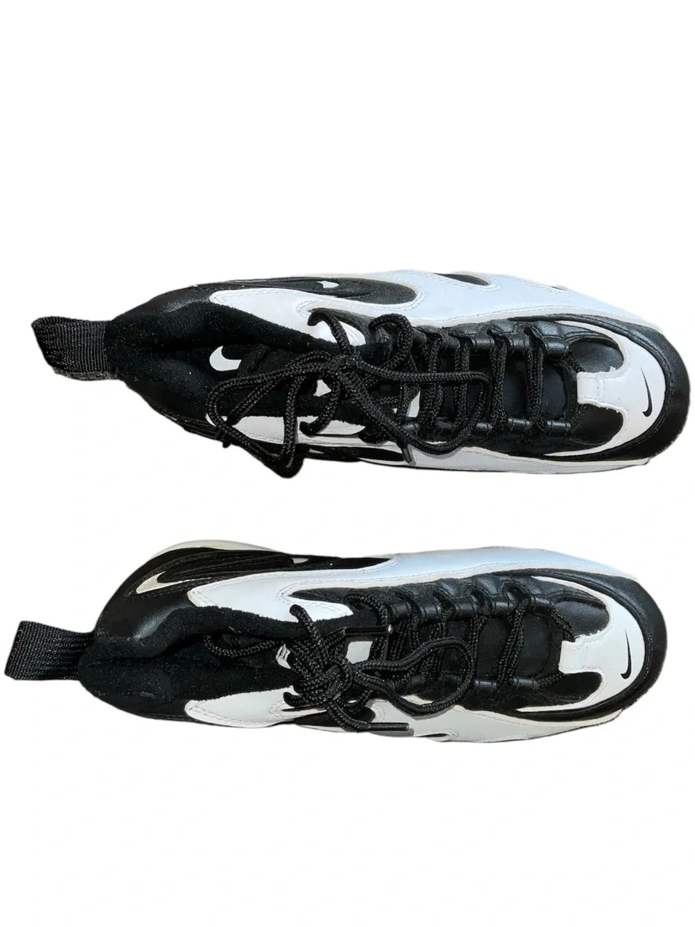 Vintage 90s Nike Air Ken Griffey JR Max Metal Baseball Cleats Black White Size 6
